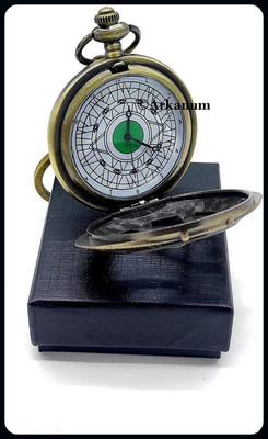BBG BBG_Doctor Strange Theme Pocket Watch for Men and Women-Brown-A Key Chain