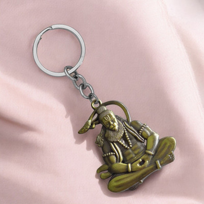 Sullery God Ram Bhakat Pawanputra Bajrangbali Hanuman Gada Metal Keychain Skey2024148 Key Chain