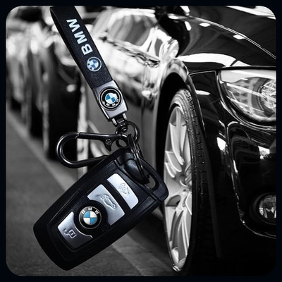 BBG BBG_BMW PREMIUM LEATHER & metal KEYCHAIN 02-A Key Chain