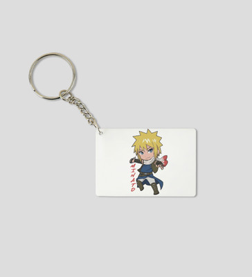 Rushaan Minato Namikaze, The Yellow Flash Of..PrintedAnime Keychains(PackOf 2) Key Chain