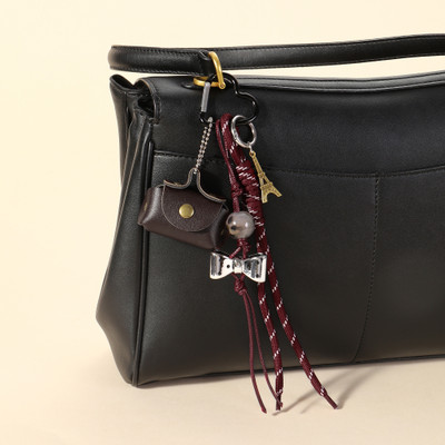 Salty The Flap Mini Purse - Brown Key Chain