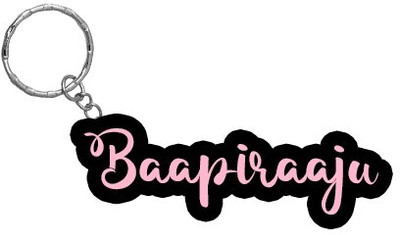 SY Gifts BPK Baapiraaju Name Keychain Key Chain