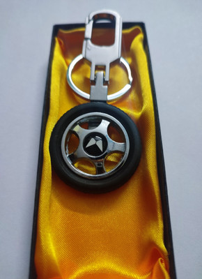 JAINSON MARTIN Car New Logo Tyre Keychain With Hook Key Chain