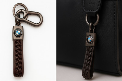 Albikr BMW Brown Metel Finish Unique Key Chain