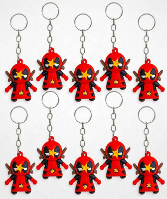 Tera13 Spiderman Keychain For Boys 3D Cartoon Character Keychain For Bike Silicone Keys Key Chain
