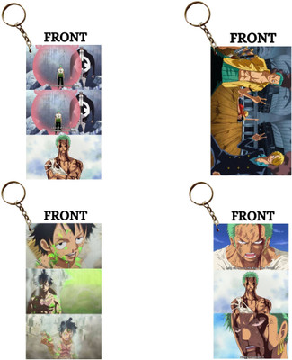 Hariyaali Enterprises LLP LUFFY ZORO SANJI Unique Style 4 Keychain Combo Key Chain