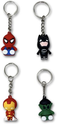 SRD TRADERS Superhero Character Keychains | Keyrings Superheroes Key Chain