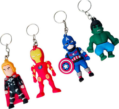 Seyon enterprises AVENGERS KEYCHAIN PACK OF 4 Key Chain