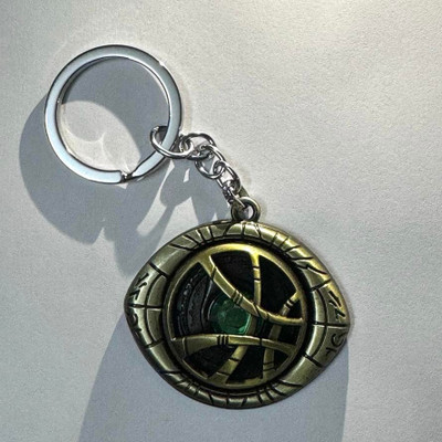 SHRI JI Highquality Metal Dr Strange Eye Keychain Rotating Key Chain