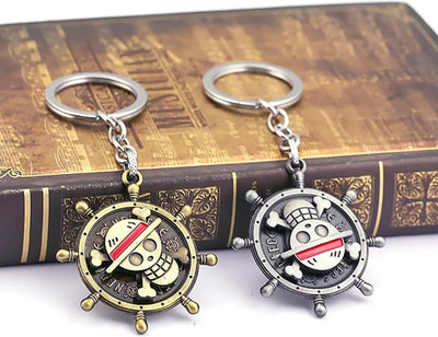 DKERAOD K-DK-29 Combo Ghost Design Hook Metal Keyring Keychain Bike Car Scooty Etc Key Chain