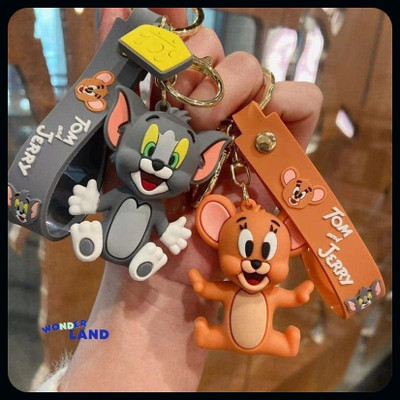 gtrp Keychain-Tom & Jerry Cute / Suitable to use as Bag Charm (Pack of 2 Piece) Key Chain