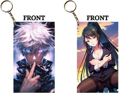 Hariyaali Enterprises LLP JJK X CLASSROOM OF THE ELITE GOJO Unique Style 2 pcs Combo Key Chain