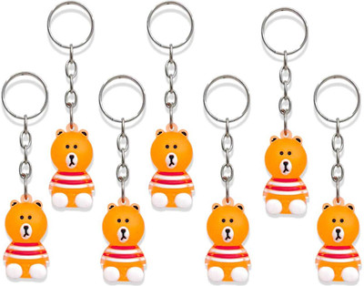 Tera13 Teddy Keychain For Boys & Girls, Silicone Keychain For Backpack, Car Key Chain