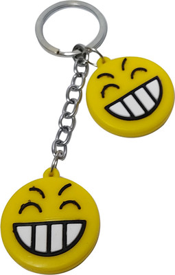 heeva creation Smile KeyChain.(Colour-Yellow). Key Chain