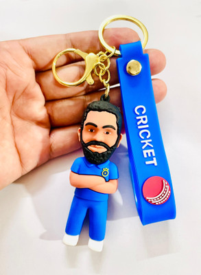GKM Indian Cricket Rohit Sharma 3D Jersey pvc keychain for cricket lovers Key Chain