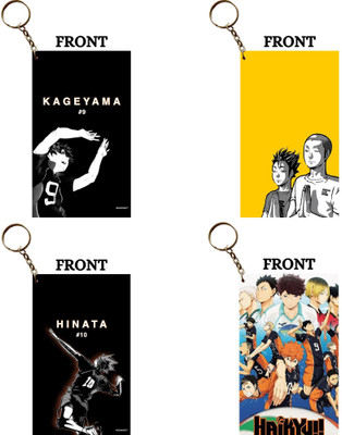 Hariyaali Enterprises LLP Haikyu! THE TEAM KARASUNO IN STYLE Unique Style 4 pcs Combo Key Chain