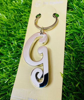 GKM G alphabet high quality key ring heavy duty keychain for boys & girls Key Chain