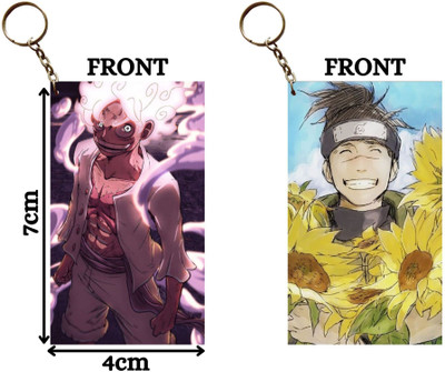 Hariyaali Enterprises LLP LUFFY JOYBOY X IRUKA SENSEI Unique Style 2 pcs Combo Key Chain