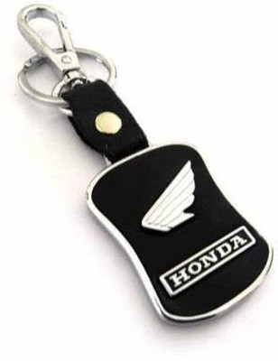 Jainsburys Wings Honda Logo Leather Hook Keychain & Best Quality Keychain Key Chain