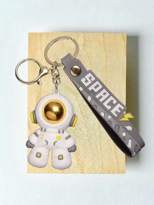 Shine N Sober Spaceman Silicon Keychain Key Chain