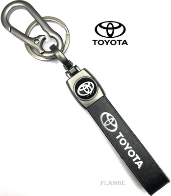 SHAHE New Toyota Car Keychain premium Stainless steel Metal finish Key Chain