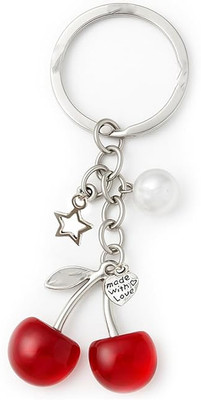 Ringzanio Bag Charm Cherry Bag Charm purse charms Key Chains for Women Key Ring for Girls Key Chain