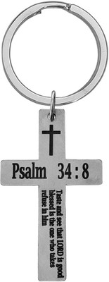 M Men Style Taste And See That Lord Is Good Blessed (Psalm 34.8)LSK220154 Key Chain