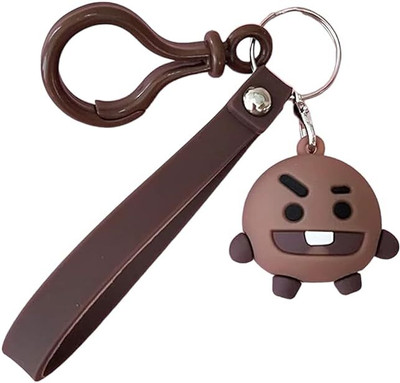 Funfob Shooky BT21 Keychain With Hook & Strap For BTS fans (Shooky With Hook) Key Chain