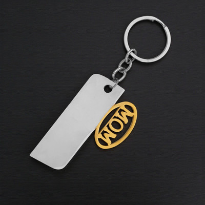 The Men Gift Heart-Shape Double Photo Frame Metallic Key Chain Love Keepsake ShivKey2025539 Key Chain