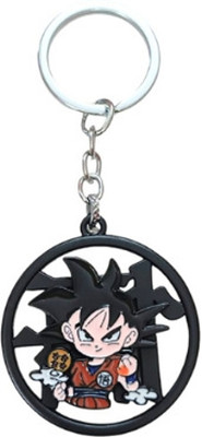 PEARLISH Goku 360 Degree Rotating High Quality Metal Keychain Key Chain