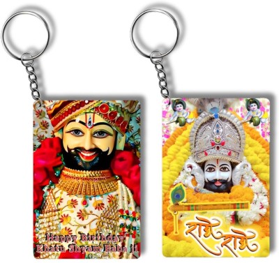 DRISTI khatu shyam Printed Keychain (Pack of 2) For Bike, Scooty, Car, Key Chain