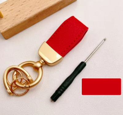 MISMIL luxury leather personality simple high quality key ring car remote Key Chain