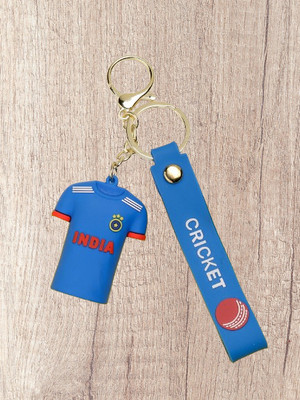 Shine N Sober Virat Kohli Indian Jersey Silicone Keychain Key Chain