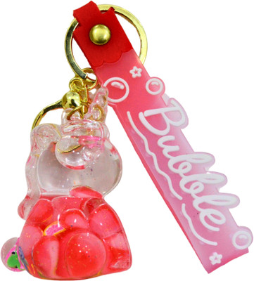 Nivu Cute Unicorn Design - Water Glitter Keychain for Girls with Decorative Strap Key Chain