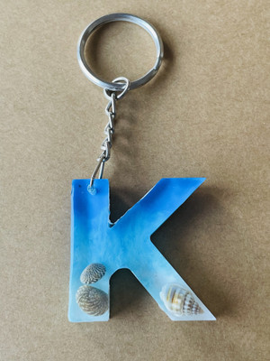crafcan Resin Keychain | Ocean Theme Real Aliments preserved in resin | Key Chain