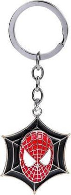 OHZEN Rotating Spiderman face Keychain best quality Key Chain