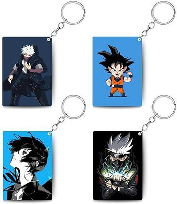 Gifting Domus Anime Keychain - Satoru Gojo, Goku, Kakashi Hatake, Sung Jin Woo, Wooden Key Chain