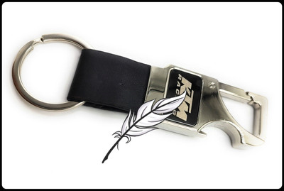 Dashify Metal Leather Opner Keychain KTM DUKE s Black Colour_z97 Key Chain