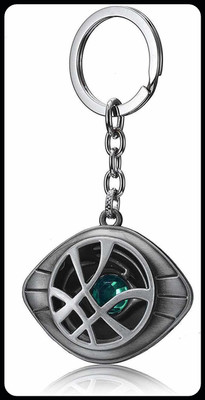 gtrp Trendy-Doctor Strange Eye Silver Keychain/Keyring Key Chain