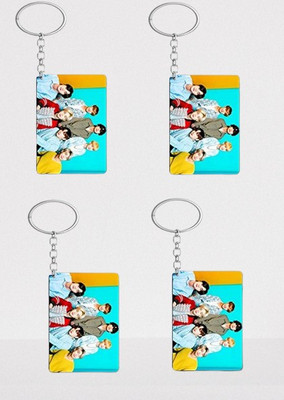 Convay F2 BTS Army Logo Rectangle Shape KeyChain SET 4 Key Chain