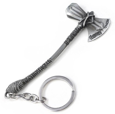 gtrp keychain-Avengers Infinity War Thor axe metallic SLver Key Chain