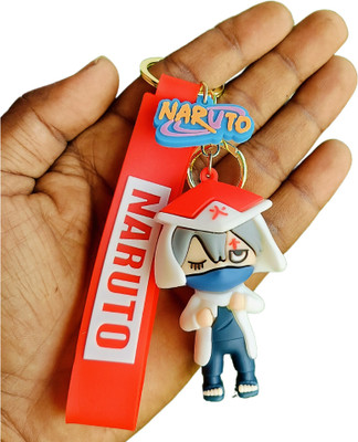 Harshi Collections Naruto Anime Silicon Cute 3D Rubber Cartoon keychain Key Chain