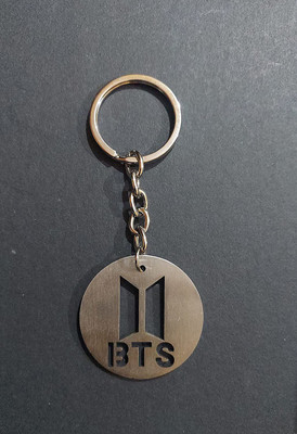 MAG BEE BTS Metal Keychain For BTS Army Korean Band Key Rings Round Key Chain