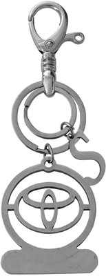 M Men Style Personalized Automotive Toyota Car Logo With Alphabet S Keychain Keychain Key Chain