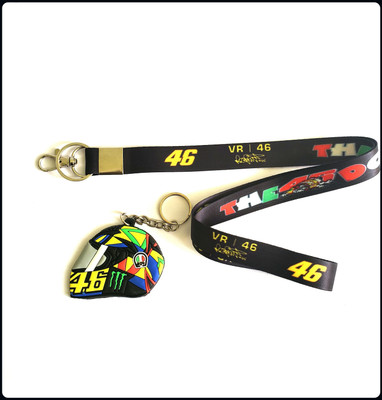 Meeko.com Doctor 46 Black Fabric Id Tag With Helmet-A Key Chain