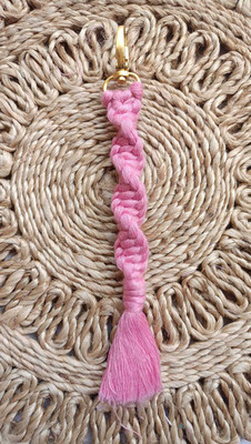 Kalasri Macrame Spiral Key Chain