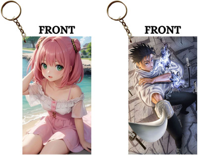 Hariyaali Enterprises LLP ANYA PINK CUTE X YUTA ENTERS Unique Style 2 pcs Combo Key Chain