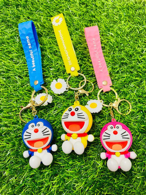 GKM Attractive Doremon high quality 3D combo set keychain for cartoon lovers Key Chain