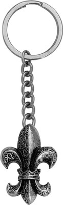 Shiv Jagdamba Biker jewellery Fleur De Lis Royal French Lilu Medallion Skey2022276 Key Chain