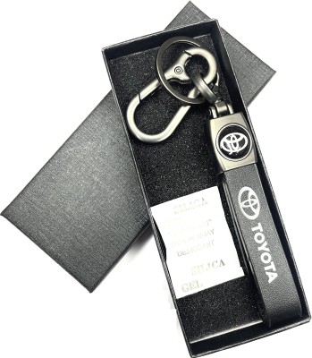 FLAMBE Car toyota Keychain premium Stainless steel Metal silver finish Key Chain